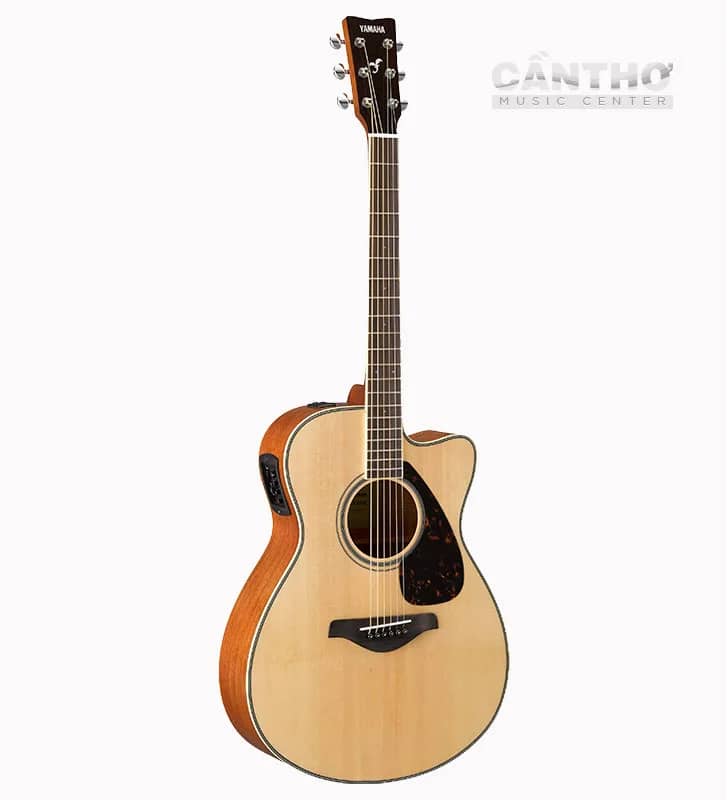 dan yamaha acoustic guitar FSX820C Natural go tu nhien truoc Nhạc cụ Yamaha chính hãng Cần Thơ Music Center