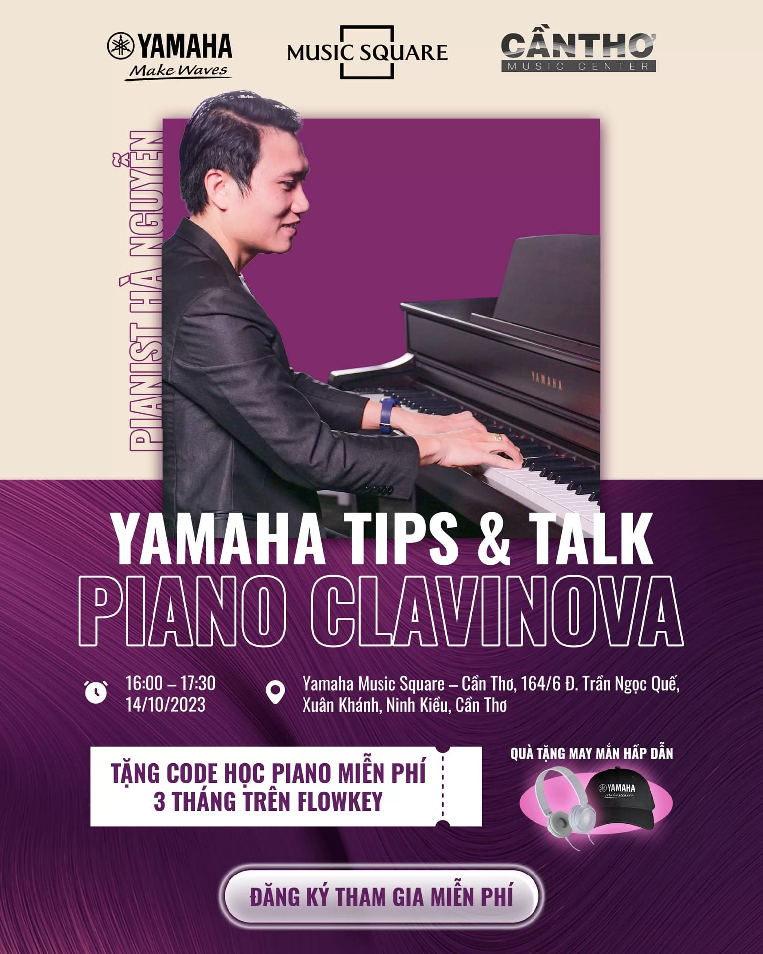 Yamaha CLP TipnTalks Clavinova Piano Cần Thơ